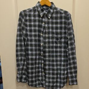 Plaid Button-Down Shirt